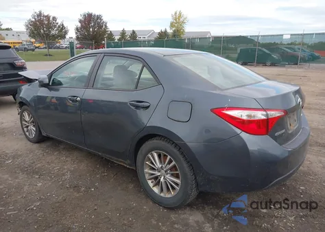 2015 Toyota Corolla Le Plus from USA, damaged, VIN 2T1BURHE0FC246773